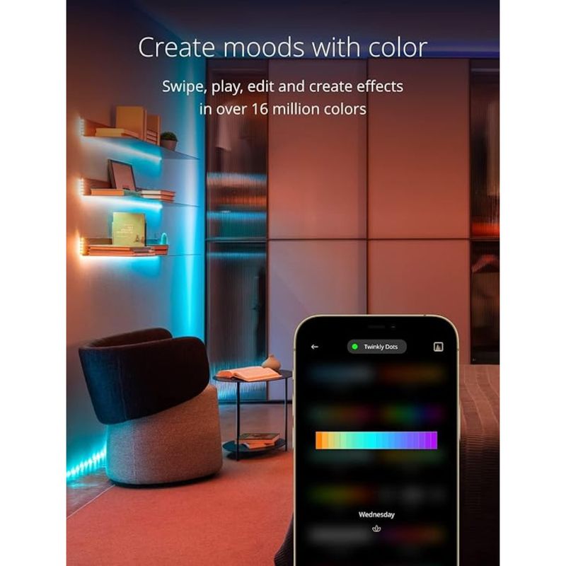 TWINKLY DOTS CADENA 60 LED RGB CABLE TRANSPARENTE USB-A TWINKLY TWD060STP-T