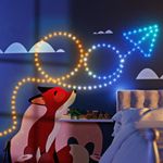 TWINKLY CADENA DE ESTRELLAS LED RGB USB-C CABLE TRANSPARENTE  TWKS100RGB-T