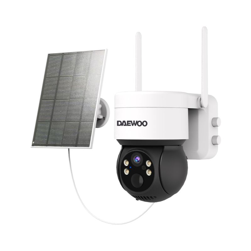 DAEWOO CAMARA EXT CON PANEL SOLAR 3MP/AUDIO BIDIRECCIONAL