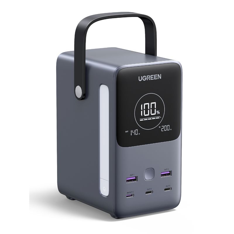 UGREEN-ULTRA-BATERIA-PORTATIL-48.000MAH-CON-SALIDA-300W-MAX-CARGA-RAPIDA-4USB-C---2USB-A--PB720