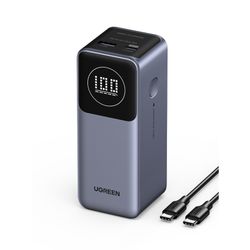 UGREEN MEGA BATERIA PORTATIL 12.000MAH CON SALIDA 100W MAX CARGA RAPIDA 2USB-C + 1USB-A  PB724