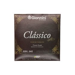 GIANNINI ENCORDADO  PARA GUITARRA CLASICA ALTA TENSION SILVER