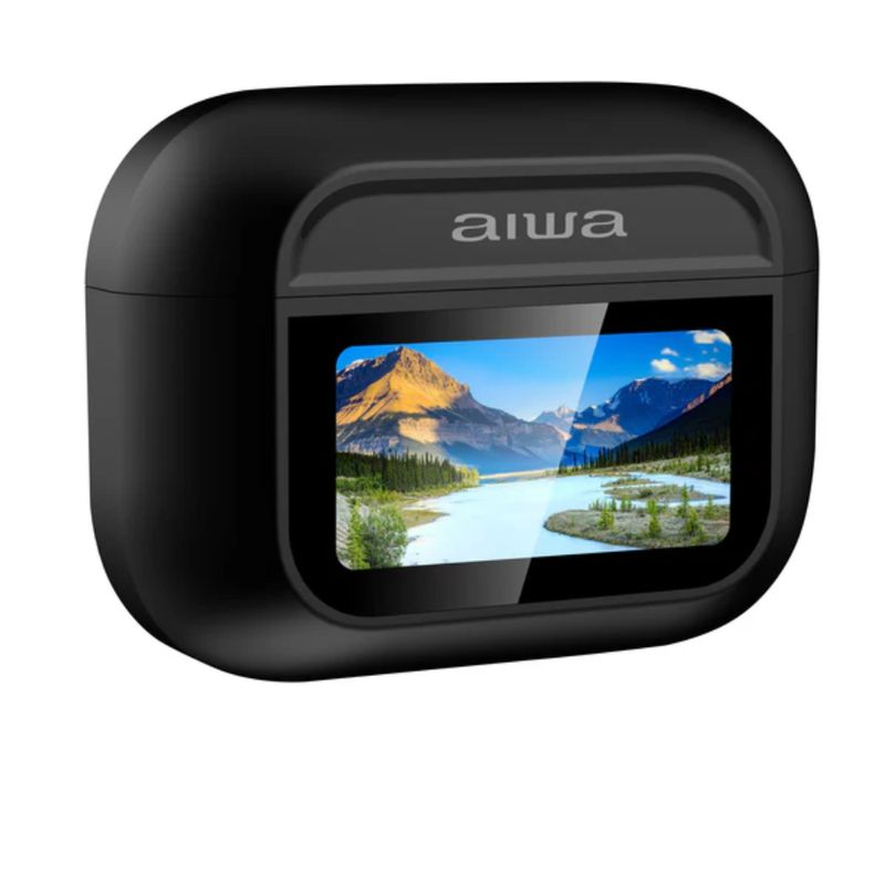 AIWA AUDIFONOS INALAMBRICOS CON PANTALLA TACTIL ANC AWTWSGPROB