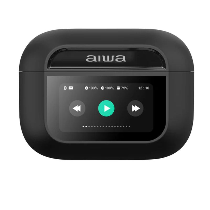 AIWA AUDIFONOS INALAMBRICOS CON PANTALLA TACTIL ANC AWTWSGPROB