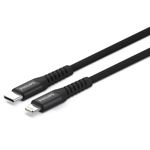 PHILIPS CABLE TRENZADO USB-C A LIGHTNING  DLC5206L BLACK