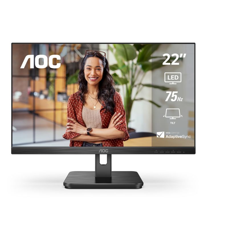 AOC MONITOR  22 FULL HD VA 75HZ