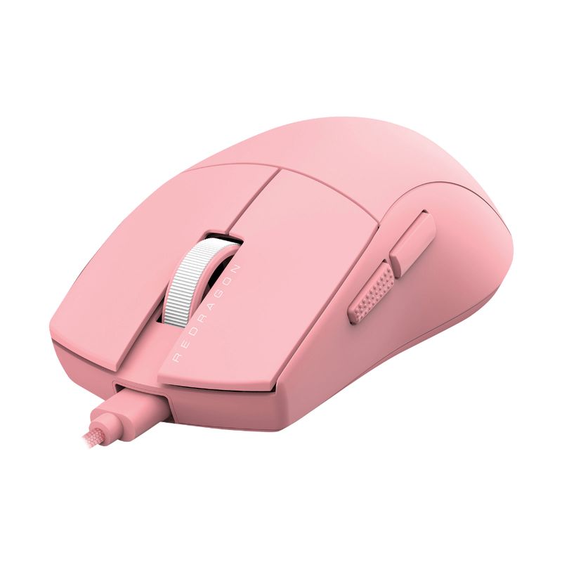 REDRAGON MOUSE GAMER KING M724 ROSADO ALAMBRICO 12400 DPI