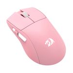 REDRAGON MOUSE GAMER KING PRO M916 1K HZ INALAMBRICO 26000 DPI ROSADO