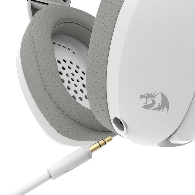REDRAGON AUDIFONO GAMER IRE INALAMBRICO H848 BLANCO/GRIS