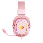 REDRAGON AUDIFONO GAMER ZEUS X H510 RGB ROSADO