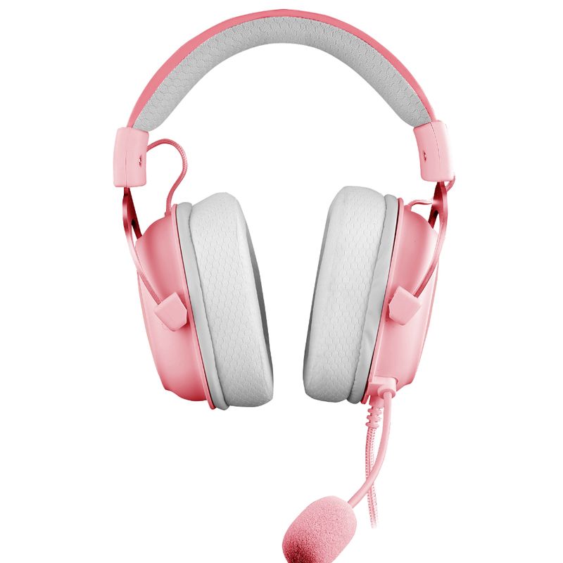 REDRAGON AUDIFONO GAMER ZEUS X H510 RGB ROSADO