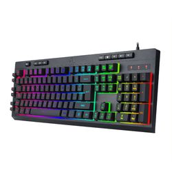 REDRAGON TECLADO GAMER SHIVA K512 RGB MEMBRANA BLACK