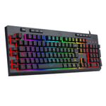 REDRAGON TECLADO GAMER SHIVA K512 RGB MEMBRANA BLACK