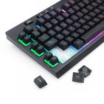 REDRAGON TECLADO GAMER SHIVA K512 RGB MEMBRANA BLACK