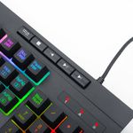 REDRAGON TECLADO GAMER SHIVA K512 RGB MEMBRANA BLACK