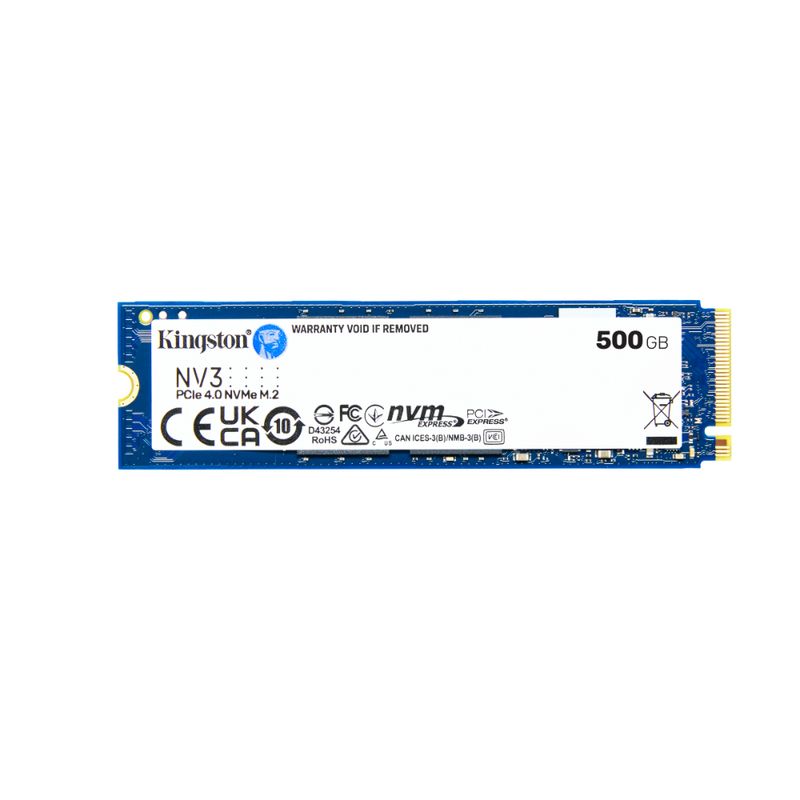 KINGSTON DISCO DURO 500 GB SSD INTERNO NV3 M.2 2280 NVME