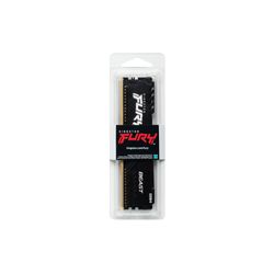 KINGSTON MEMORIA RAM 16GB 3200MHZ DDR4 CL16 DIMM FURY BEAST BLACK