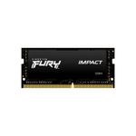 KINGSTON MEMORIA RAM 8GB 3200MHZ DDR4 CL20 SODIMM FURY IMPACT