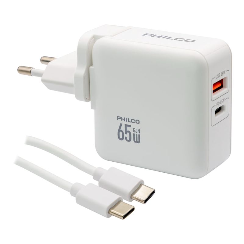 Cargador-Gan-Super-Rapido-65W-3.0---Cable-Usb-C-Usb-C-Smartphone-Notebook-Cargadores-Notebooks