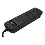 ALARGADOR-1.5MT---6-TOMAS-NEGRO---PROTECCION-PHILCO