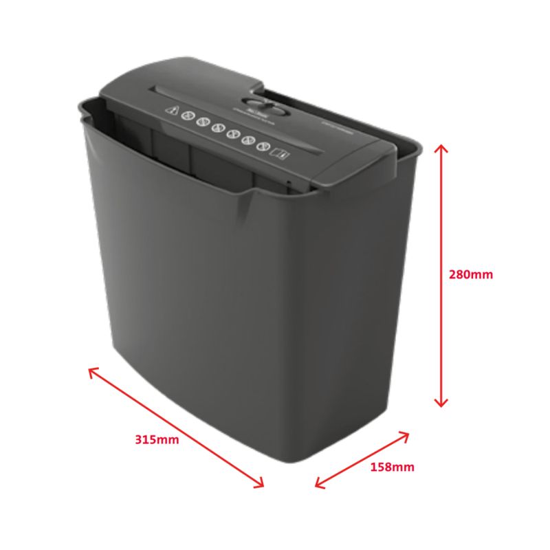 TRITURADORA DE PAPEL REXEL MOMENTUM S202 9LITROS COLOR BLACK
