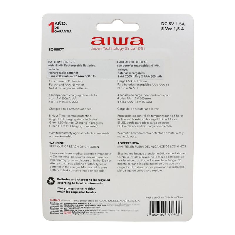 AIWA-CARGADOR-PILAS-RECARGABLE-INCLUYE-2-AAA----2-AA--BC-0807T