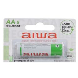 AIWA PILA RECARGABLE AA 2000 MAH RR33PS