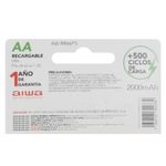 AIWA BLISTER PILAS X 1  RECARGABLE AA 2000 MAH  RR33PS