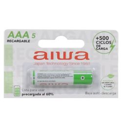 AIWA PILA RECARGABLE AAA 15V  800 MHA  RR66PS