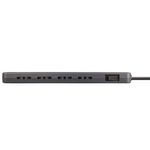 BTICINO ALARGADOR ELECTRICO 10A ULTRASLIM 4 TOMAS BIPASO 10/16A 1,5M GRIS