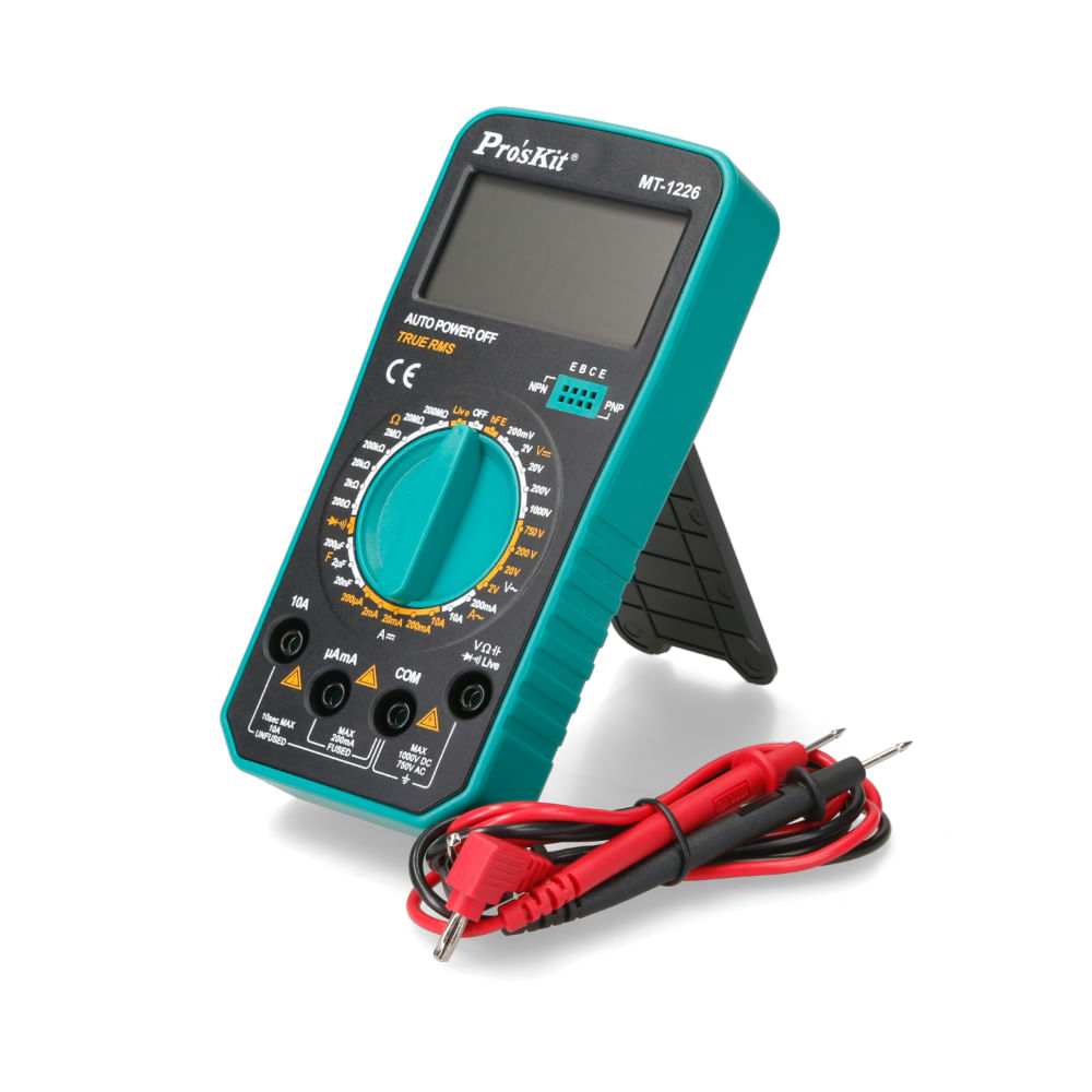 PROSKIT MULTITESTER DIGITAL 3-1/2 AC / DC MT-1226