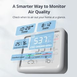 SWITCHBOT MONITOR AMBIENTAL INTELIGENTE 5 EN 1  METER PRO