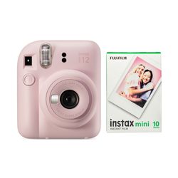 INSTAX PACK CAMARA  MINI ROSADO + 10 PELICULAS