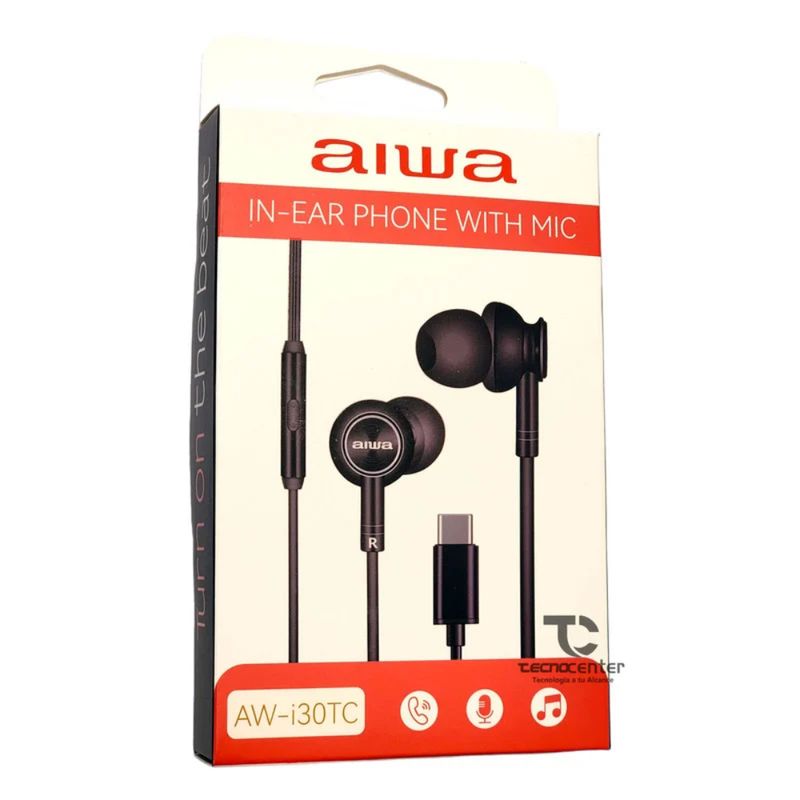 AIWA-AUDIFONO-CONECTOR-TIPO-C-AW-I30TC