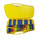GCR METALOFONO 25 AMARILLO CON NOTAS DE COLORES
