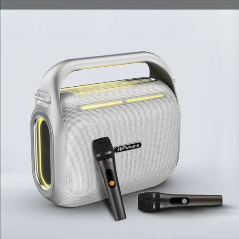 HIFUTURE-PARLANTE-KARAOKE-MUSICBOX-200-SILVER