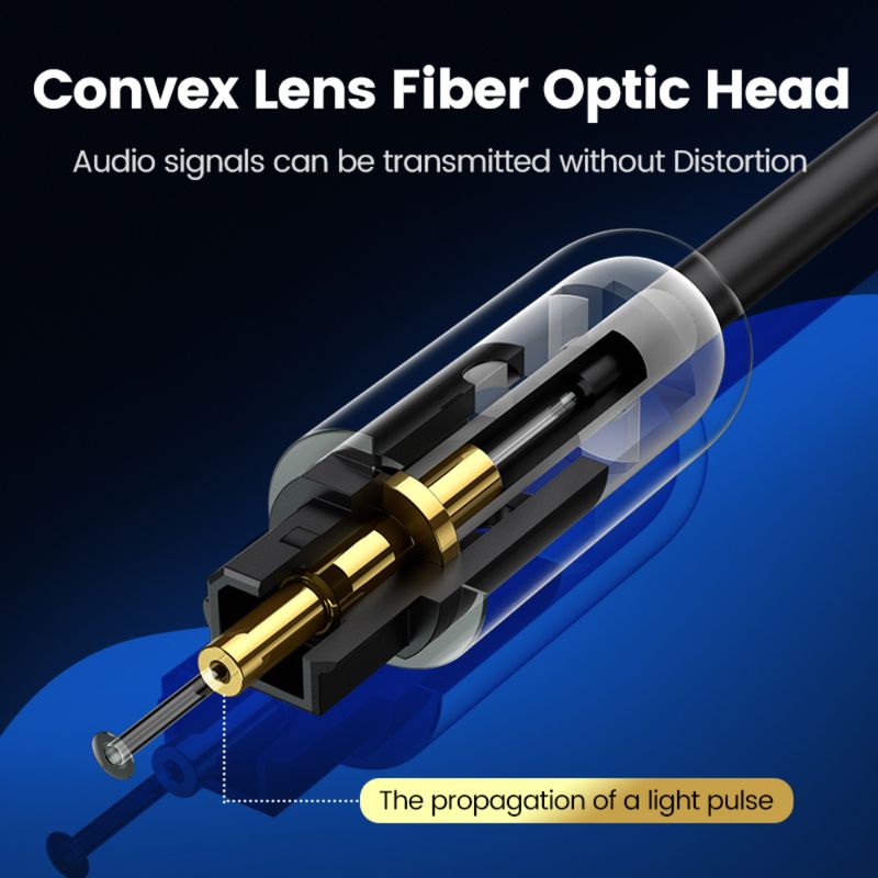 Cable De Audio Optico Toslink 3M M/M Ugreen Av122 Cables Adaptadores y Conectores