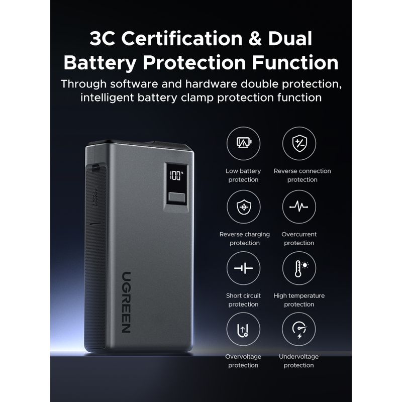 UGREEN--PARTIDOR-DE-AUTO-RECARGABLE-PANTALLA-12000MAH-ES702
