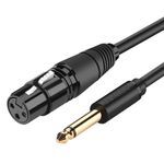 UGREEN CABLE DE AUDIO M/H PLUG 6.3MM/XLR 2M BLINDADO BLACK  AV131