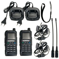 BAOFENG KIT 2 RADIOS INTERCOMUNICADORES DIGITALES 50KM