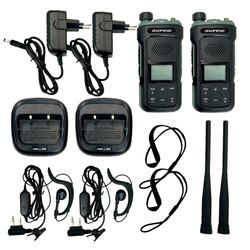 BAOFENG KIT 2 RADIOS INTERCOMUNICADORES 128 CANALES CON LINTERNA
