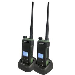 BAOFENG KIT 2 RADIOS INTERCOMUNICADORES 128 CANALES CON LINTERNA