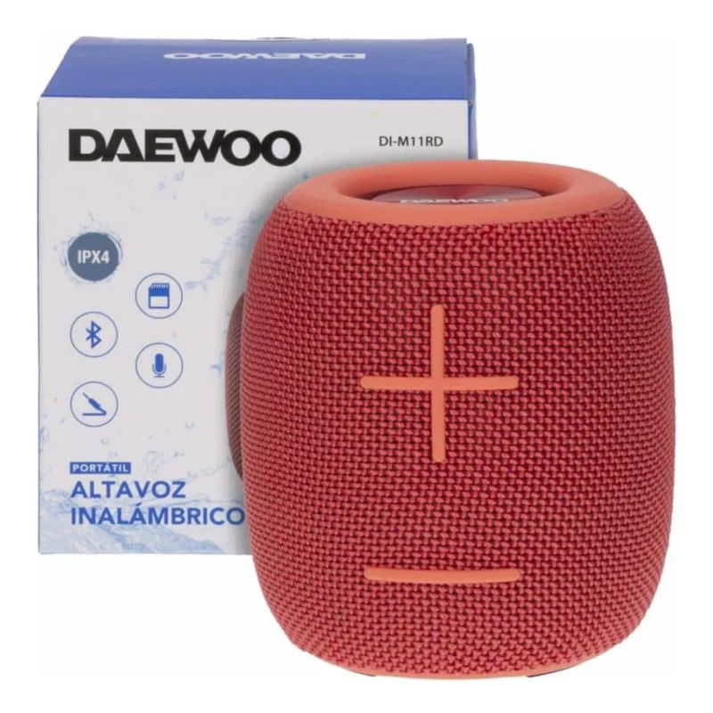 DAEWOO-PARLANTE-PORTATIL-BT-DI-M11-ROJO-