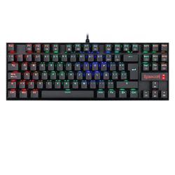 REDRAGON TECLADO GAMER KUMARAK 552 BLACK RGB RED SWITCH MECANICO