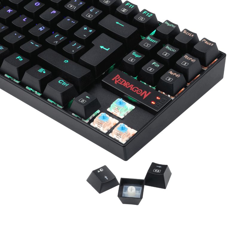 REDRAGON-TECLADO-GAMER-KUMARAK-552-BLACK-RGB-RED-SWITCH-MECANICO