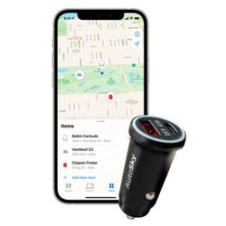 AUTOSKY LOCALIZADOR FIND MY Y CARGADOR DE AUTO AFMA-200