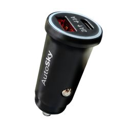 AUTOSKY LOCALIZADOR FIND MY Y CARGADOR DE AUTO AFMA-200