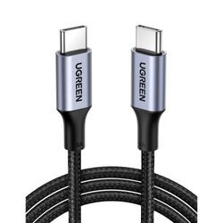 UGREEN CABLE USB-C / USB-C 3.1 DATAPOWER 100W MAX 1 MTS REFORZADO BLACK US300