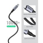 UGREEN-CABLE-USB-C---USB-C-3.1-DATAPOWER-100W-MAX-1-MTS-REFORZADO-BLACK-US300-
