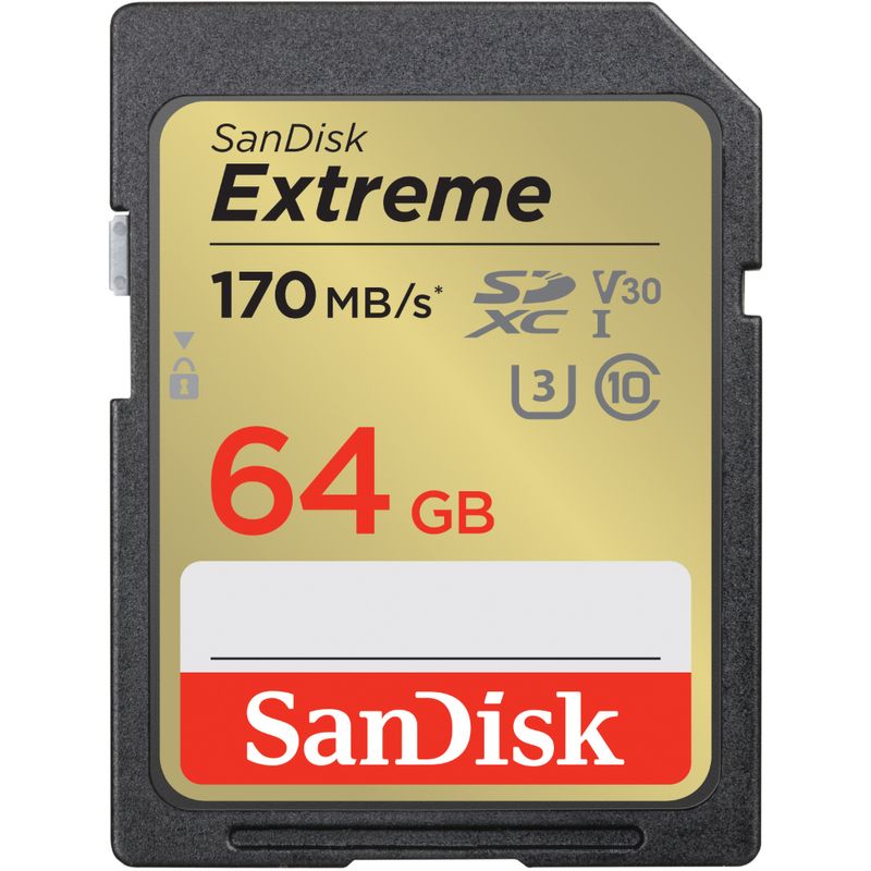 SANDISK-TARJETA-SD-EXTREME-64GB-UHS-I-170MB-S---80-MB-S-SDSDXV2-064G-GNCIN